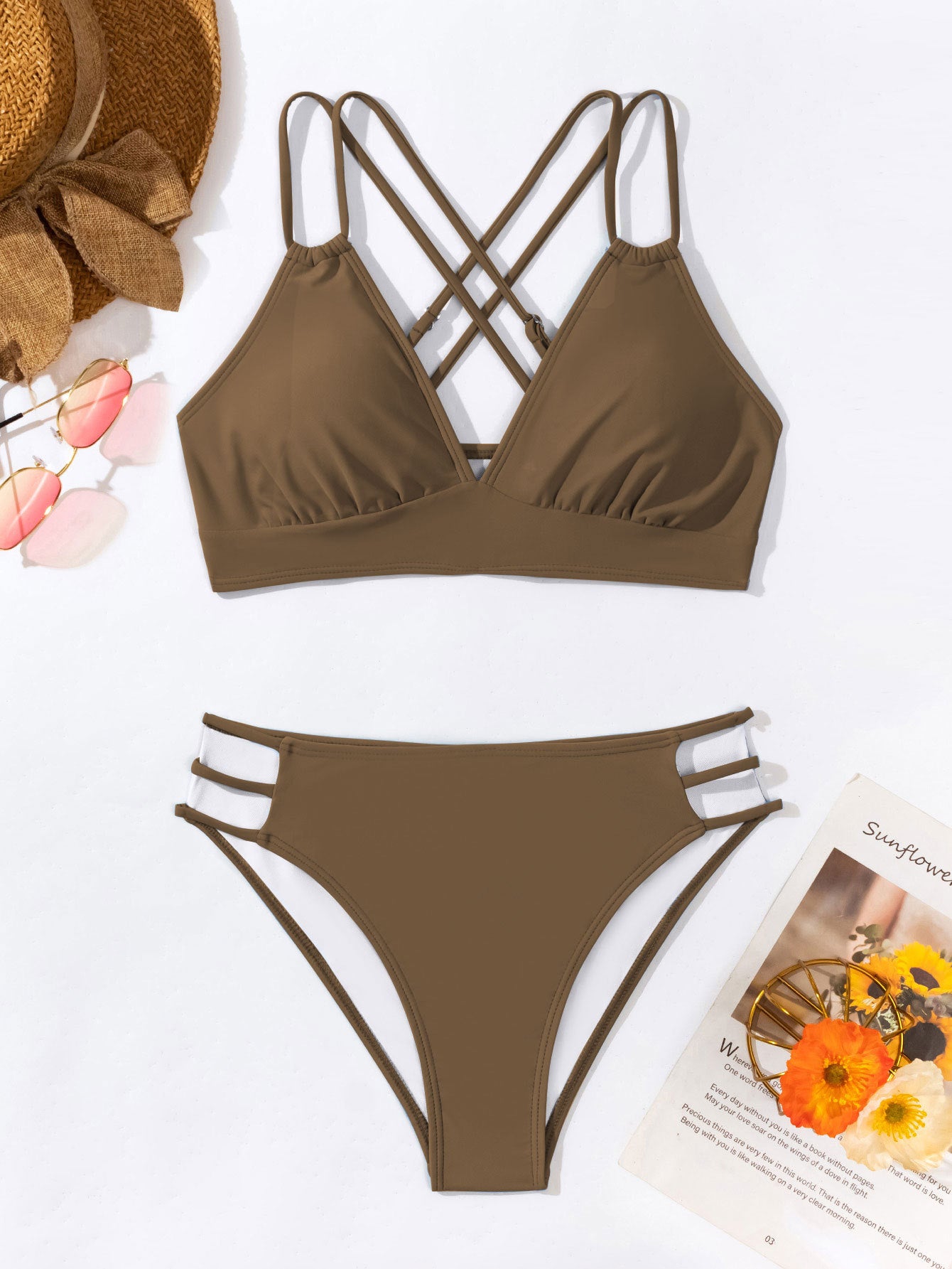 V-neck Halter Bikini