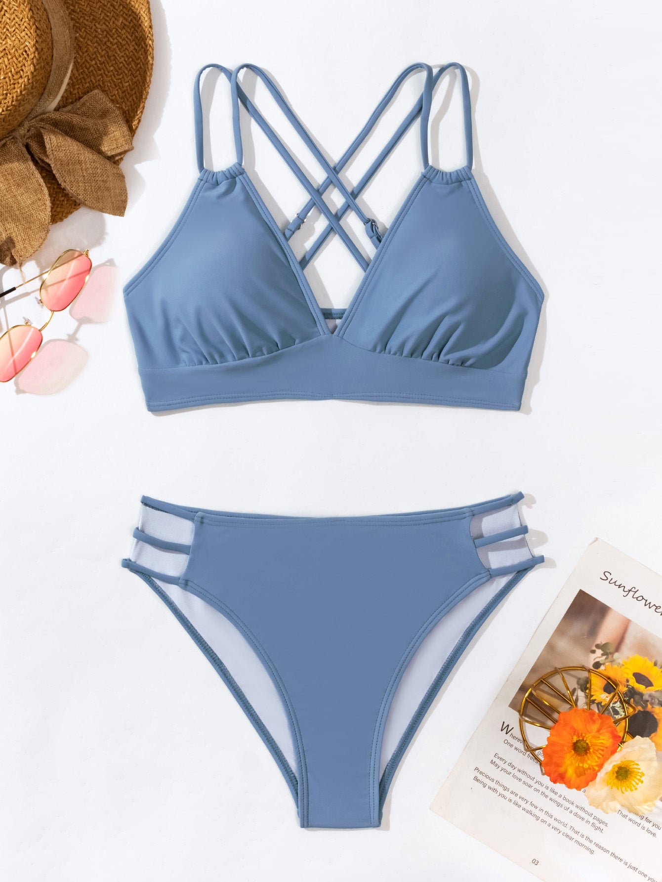 V-neck Halter Bikini