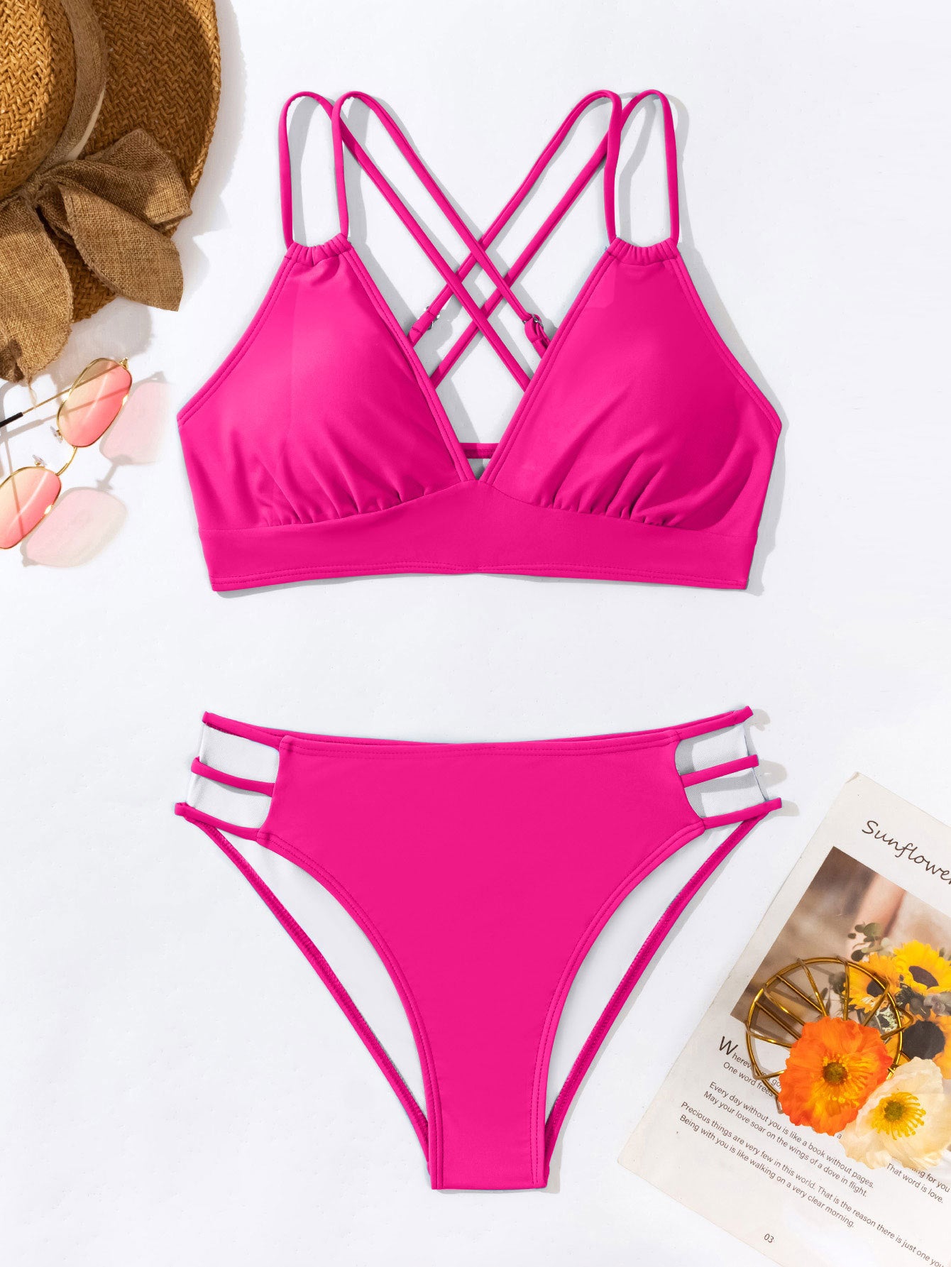 V-neck Halter Bikini