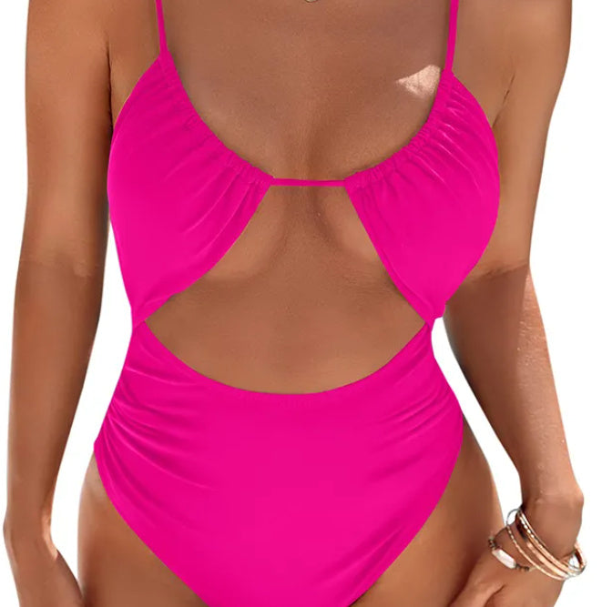 Triangle Push Up Top High Waist Swimsuit