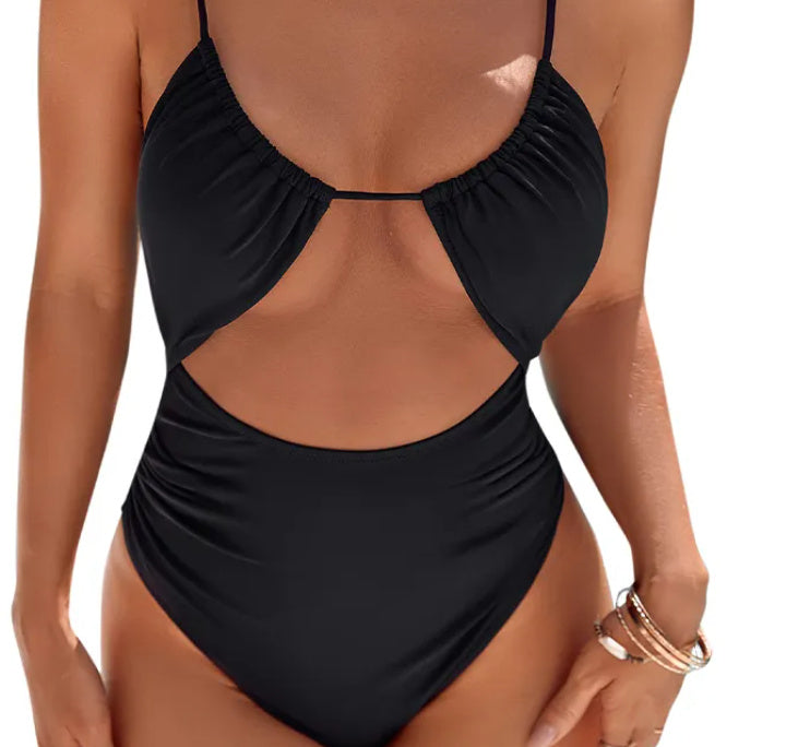 Triangle Push Up Top High Waist Swimsuit