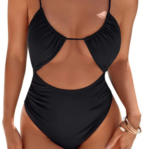 Triangle Push Up Top High Waist Swimsuit