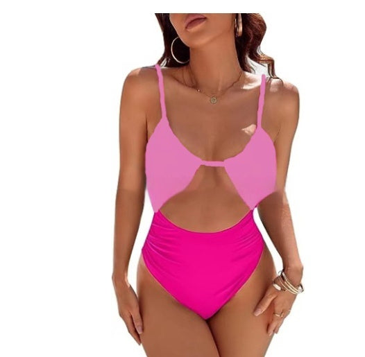 Triangle Push Up Top High Waist Swimsuit